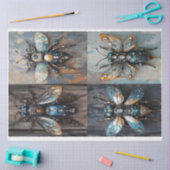 Steampunk Buzz Collage (4) von Elsie Lane Seidenpapier (Basteln)