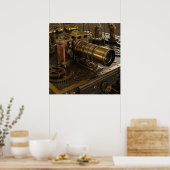 Steampunk Camera Poster (Küche)