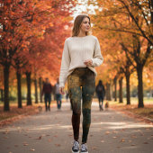 Steampunk Castle Leggings - Victorian Gothic