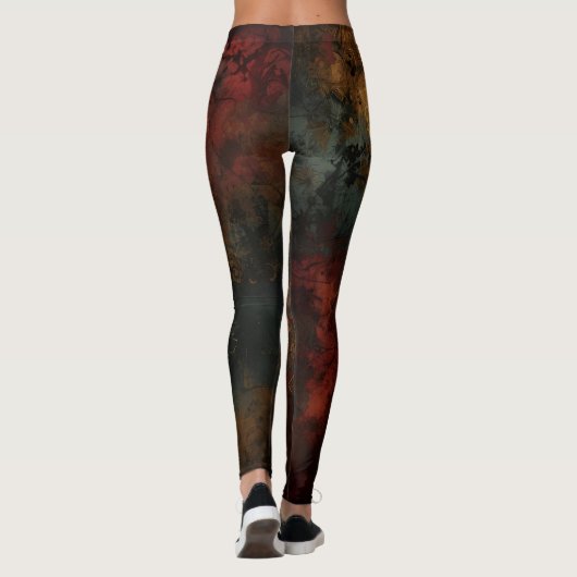 Steampunk Castle Leggings - Victorian Gothic (Rückseite)