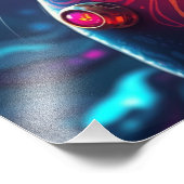 Steampunk Cat Fotodruck (Ecke)