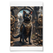 Steampunk Cat Fotodruck (Vorne)