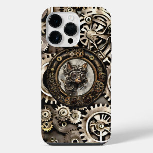 Steampunk Cat Goggles - iPhone X 14 PRO MAX Fall- Hülle