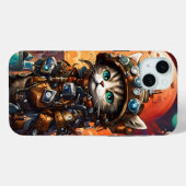 Steampunk Cat I Case-Mate iPhone Hülle (Rückseite (Horizontal))
