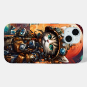 Steampunk Cat I Case-Mate iPhone Hülle (Rückseite (Horizontal))