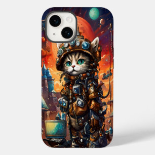 Steampunk Cat I Case-Mate iPhone 14 Hülle