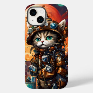 Steampunk Cat I Case-Mate iPhone 14 Hülle