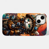 Steampunk Cat I Case-Mate iPhone Hülle (Rückseite (Horizontal))