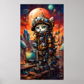Steampunk Cat I Poster (Vorne)