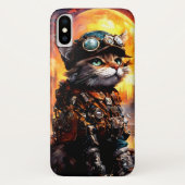 Steampunk Cat II Case-Mate iPhone Hülle (Rückseite)