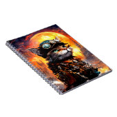 Steampunk Cat II Notizblock (Rechte Seite)