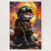 Steampunk Cat II Puzzle (Vertikal)