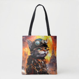 Steampunk Cat II Tasche