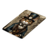 Steampunk Cat Magnet (Linke Seite)