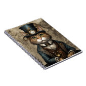 Steampunk Cat Notizblock (Rechte Seite)
