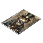 Steampunk Cat Notizblock (Linke Seite)