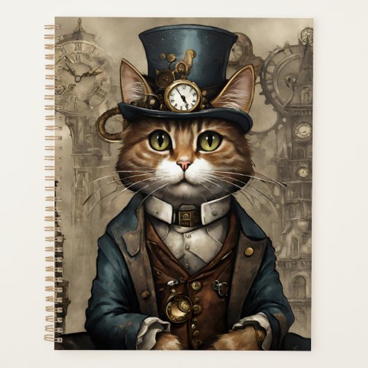 Steampunk Cat Planer (Vorderseite)