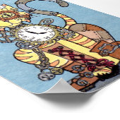 Steampunk Cat Poster (Ecke)