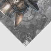 Steampunk Cat Seidenpapier (Detail)