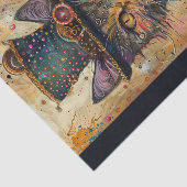 Steampunk Cat Seidenpapier (Ausschnitt)