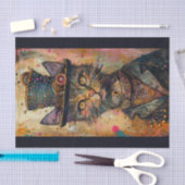 Steampunk Cat Seidenpapier (Handwerk)