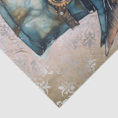 Steampunk Cat Seidenpapier (Detail)