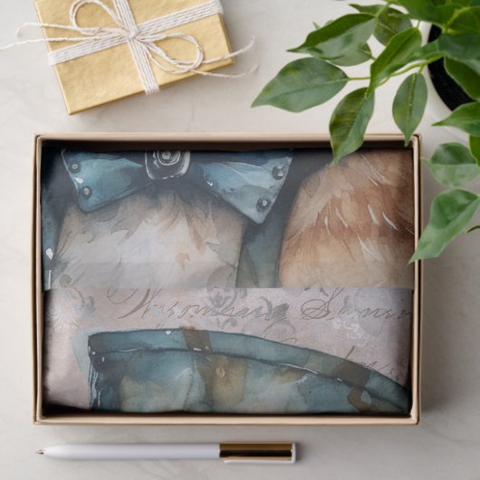 Steampunk Cat Seidenpapier (Geschenk)