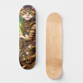 Steampunk Cat Skateboard (Vorderseite)