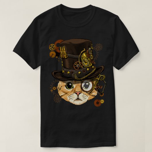 Steampunk Cat Steampunk Kitten Lovers for Women & T-Shirt (Design vorne)