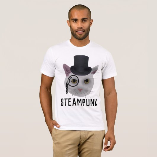 STEAMPUNK CAT-T - Shirt (Vorne ganz)