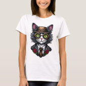 Steampunk Cat T-Shirt (Vorderseite)