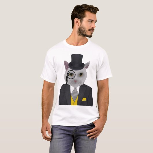 STEAMPUNK CAT-T - Shirt (Vorne ganz)