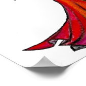 Steampunk Catrina, Dia de los Muertos poster (Ecke)