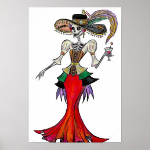 Steampunk Catrina, Plakat Dia de Los Muertos