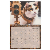 Steampunk Cats Retro Futuristic Felines Viktoriani Kalender (Mär 2027)