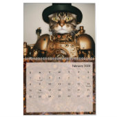 Steampunk Cats Retro Futuristic Felines Viktoriani Kalender (Feb 2026)