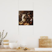 Steampunk Cave Child - Pet Wolf 05 Poster (Küche)