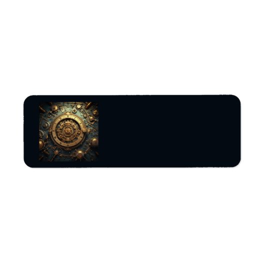 Steampunk Celestial Address Labels (Vorne)