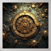 Steampunk Celestial Art Poster (Vorne)