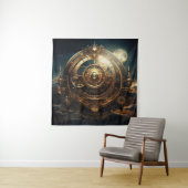 Steampunk Celestial Art Tapestry Wandteppich (Beispiel)