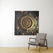 Steampunk Celestial Art Tapestry Wandteppich (Beispiel (Horizontal))