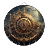 Steampunk Celestial Dartboard Dartscheibe (vorne)
