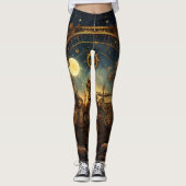 Steampunk Celestial Leggings (Vorderseite)