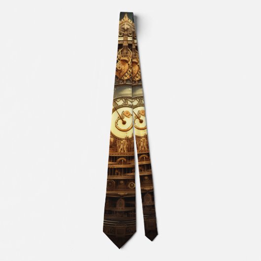 Steampunk Celestial Neck Tie Krawatte (Vorderseite)