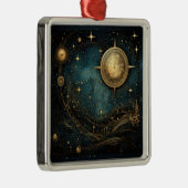 Steampunk Celestial Ornament Aus Metall (Rechts)