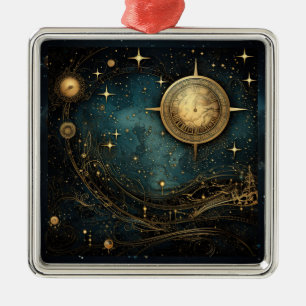 Steampunk Celestial Ornament Aus Metall