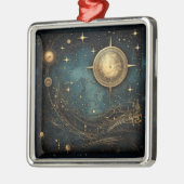 Steampunk Celestial Ornament Aus Metall (Links)