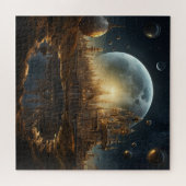 Steampunk Celestial Puzzle (Horizontal)
