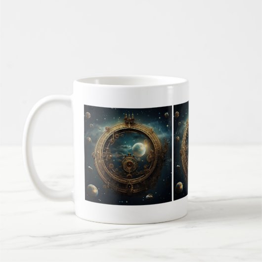 Steampunk Celestial Tasse (Links)