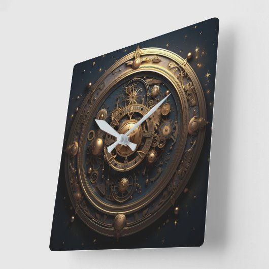 Steampunk Celestial Wall Uhr (Winkel)